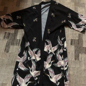 Men's 3/4 sleeve Japanese Urban Kimono Robe